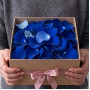 Лепестки синих роз